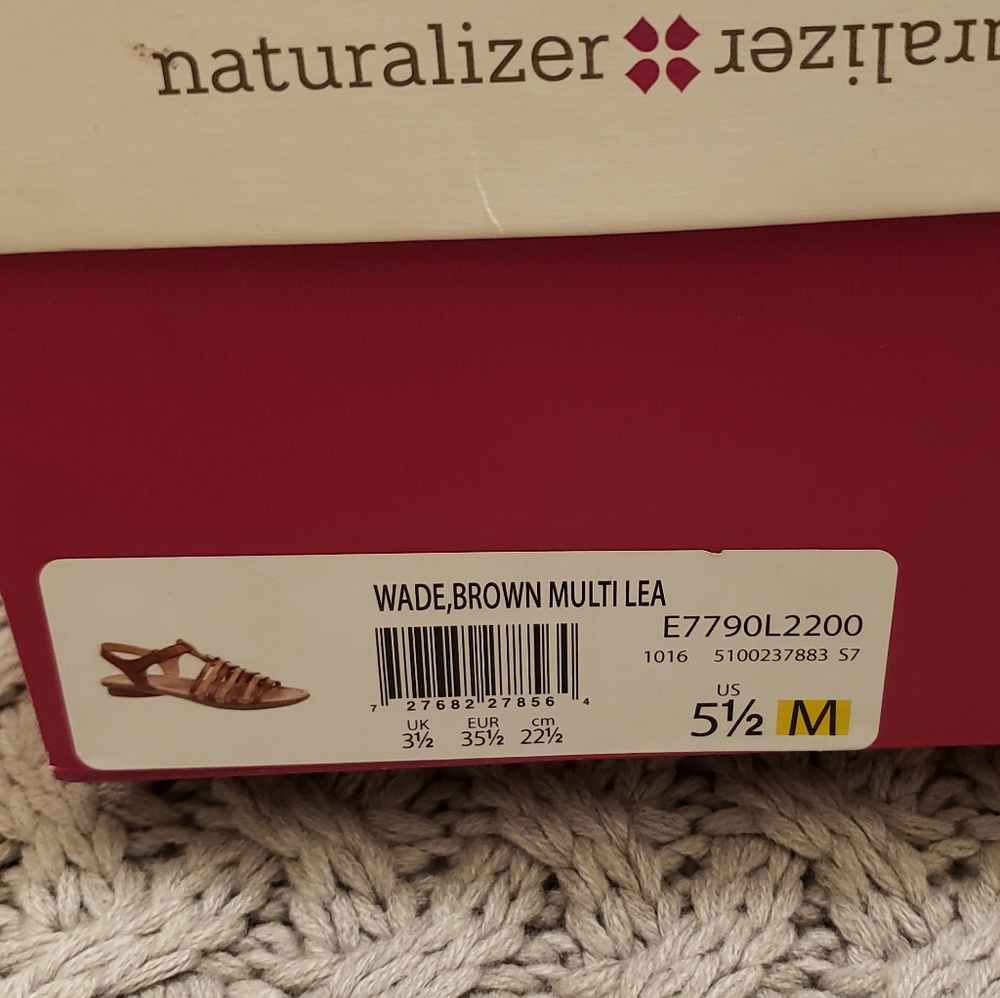 Naturalizer multi color sandal
